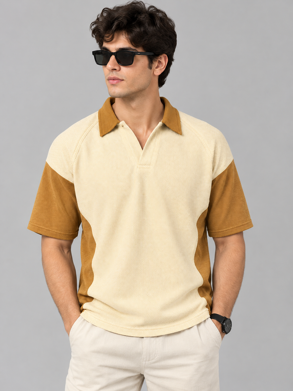 Retro Contrast Polo