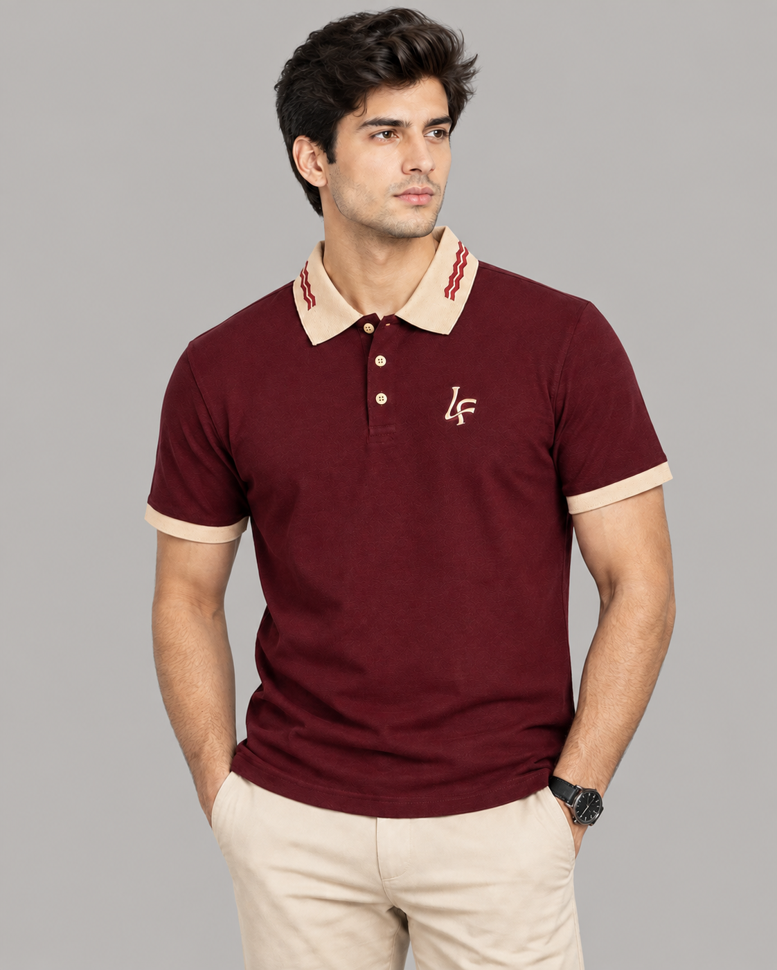 Burgundy Signature Polo
