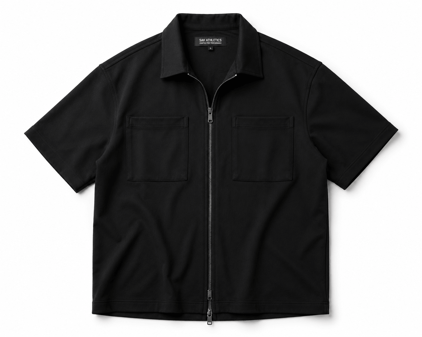 KOREAN STYLE FULL-ZIP OVERSIZED SHIRT