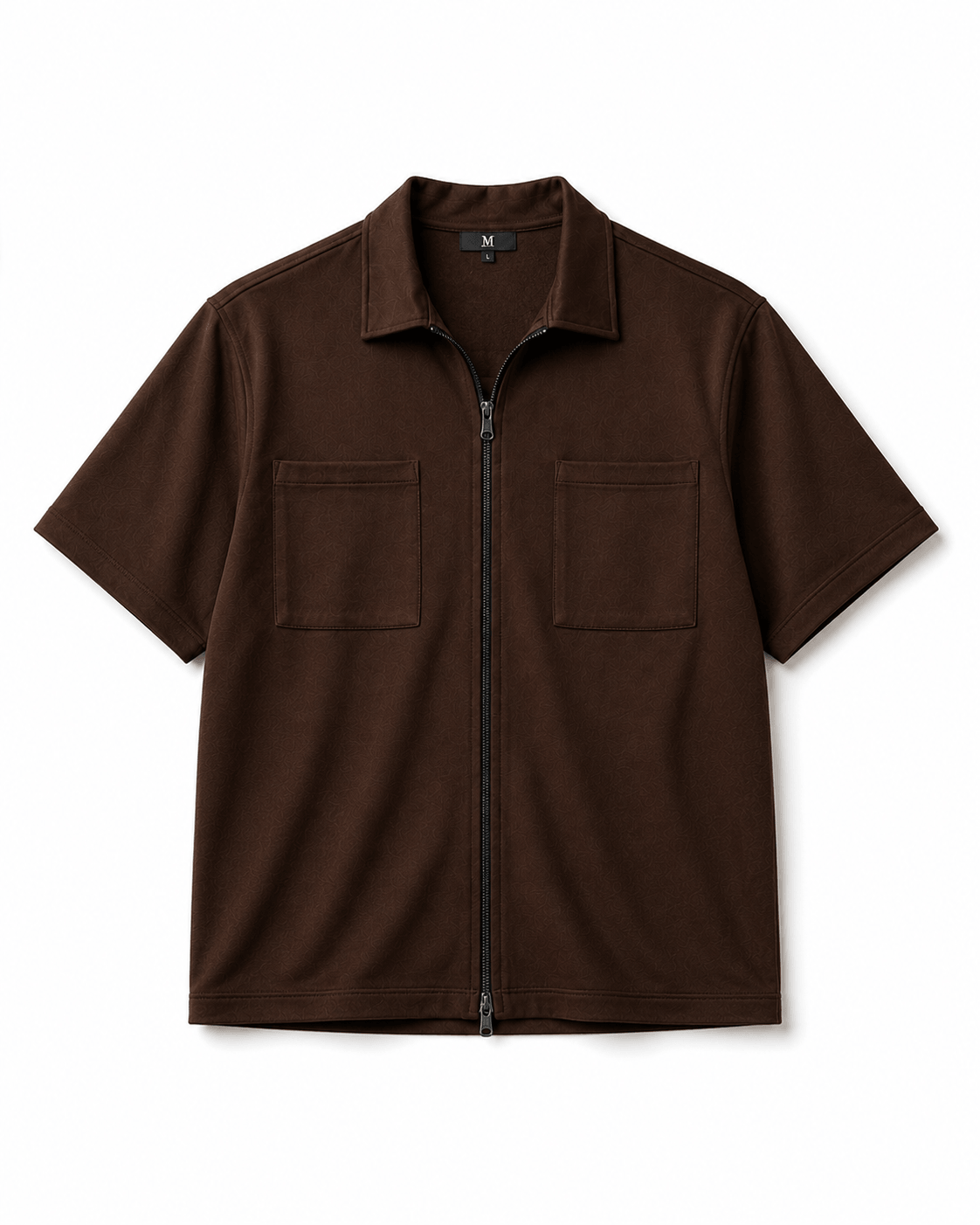 KOREAN STYLE FULL-ZIP OVERSIZED SHIRT