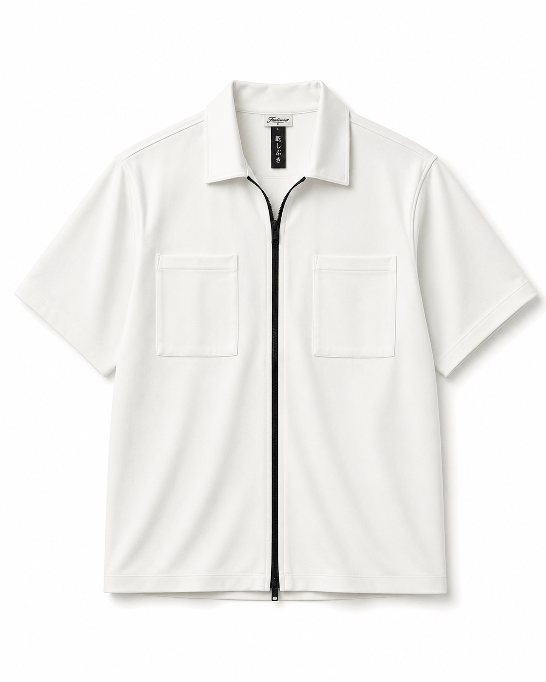 KOREAN STYLE FULL-ZIP OVERSIZED SHIRT
